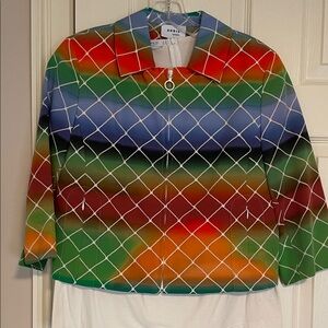 Akris Vibrant Multicolor Jacket